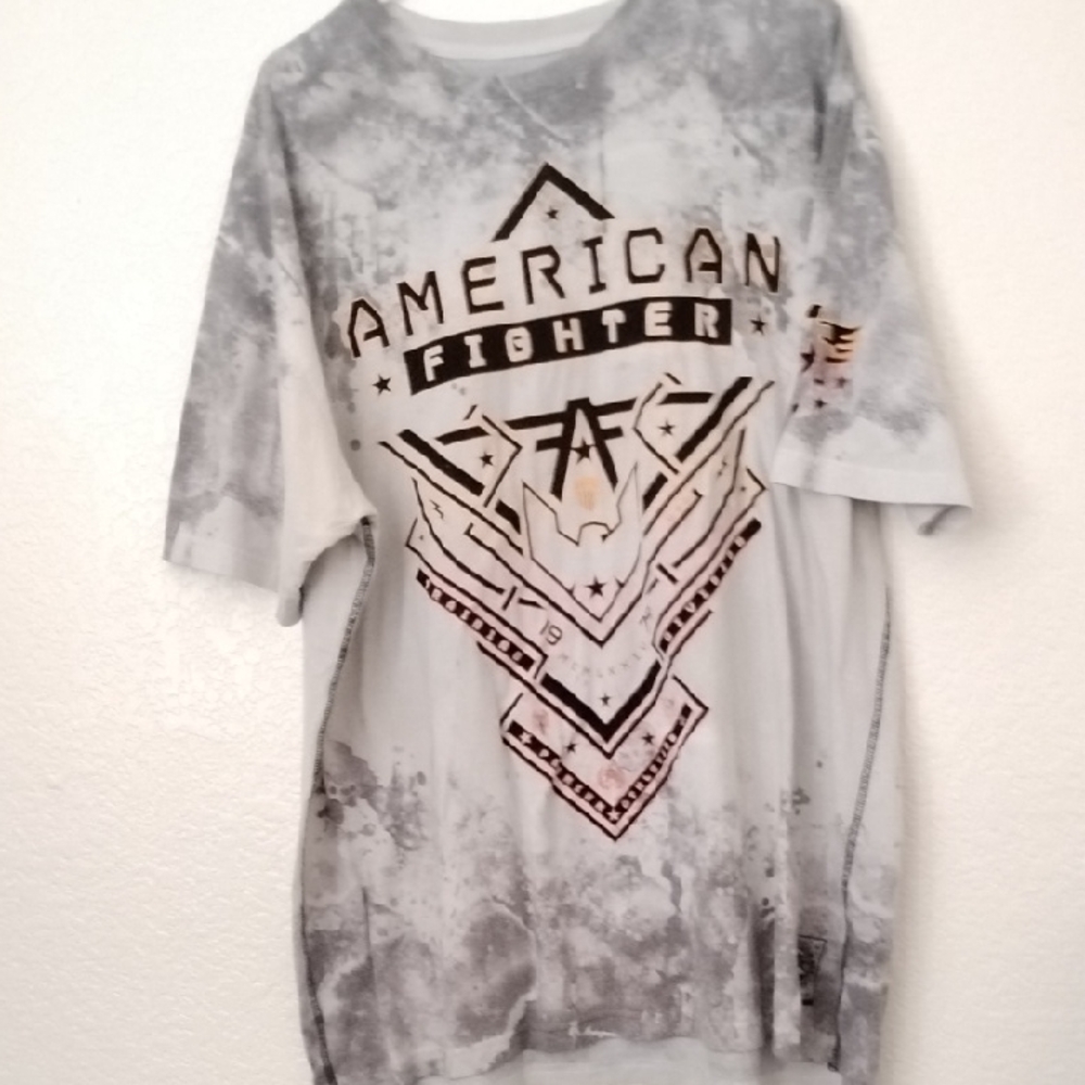 American Fighter Tie-Dye Graphic Tee